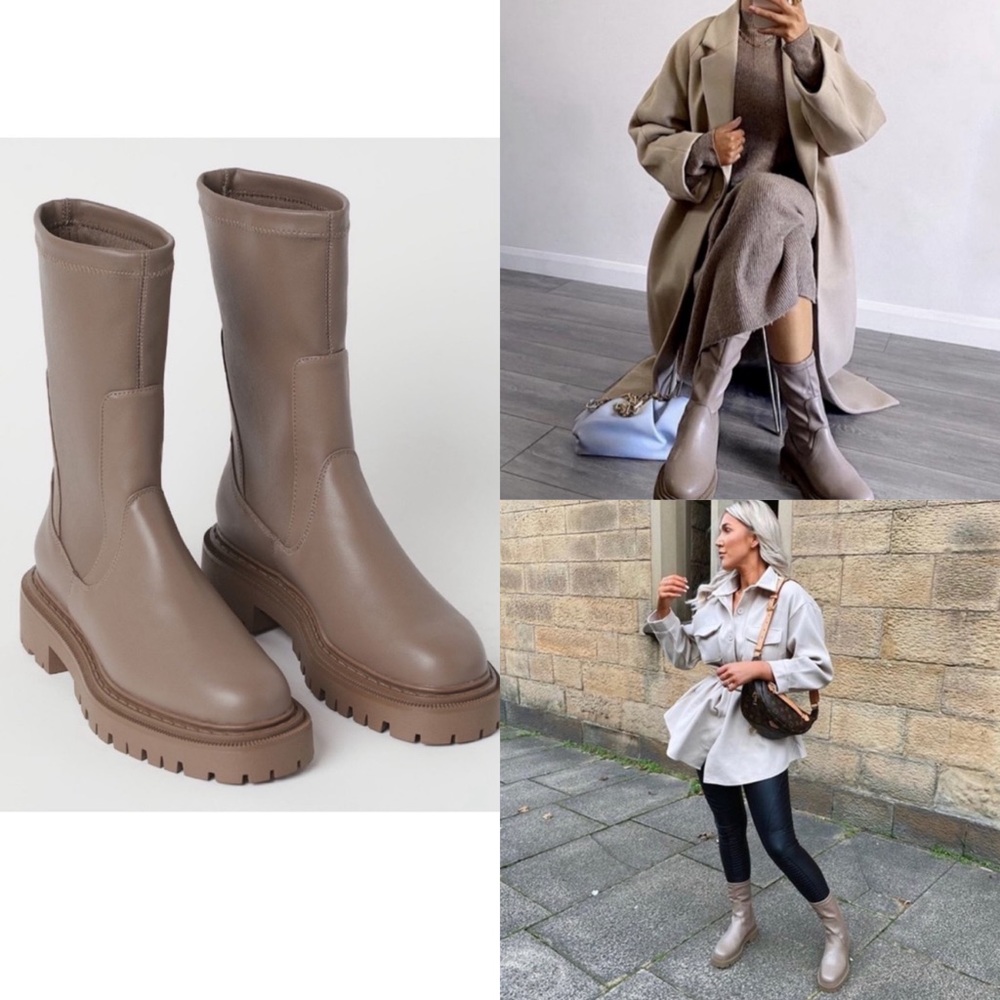 H&M Women's Winter Boots - Taupe